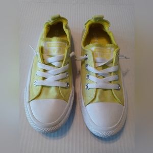 Converse All Star Women's Low Top Yellow Sneakers Size 7